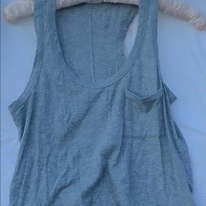 4/$20🍄 Grey racerback tank size Medium